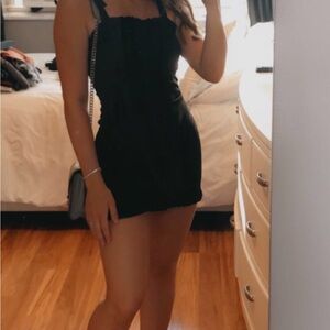 PrettyLittleThing Black Mini Dress
